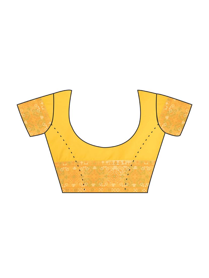 women self design kanjivaram saree with blouse - 21068429 - Standard Image - 3