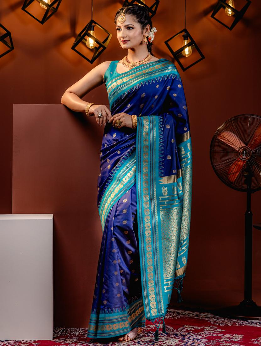 women self design kanjivaram saree - 21068433 - Zoom Image - 0