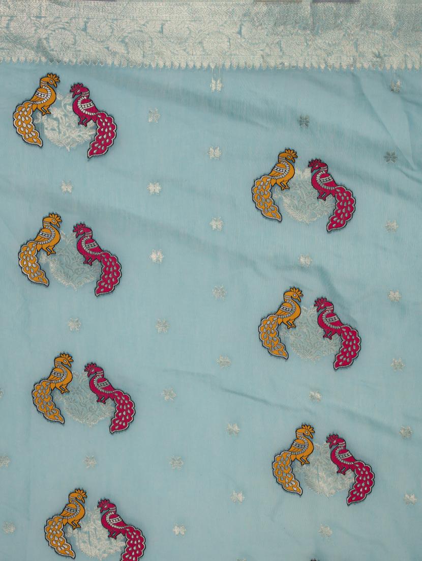 women self design banarasi saree with blouse - 21068439 - Standard Image - 5
