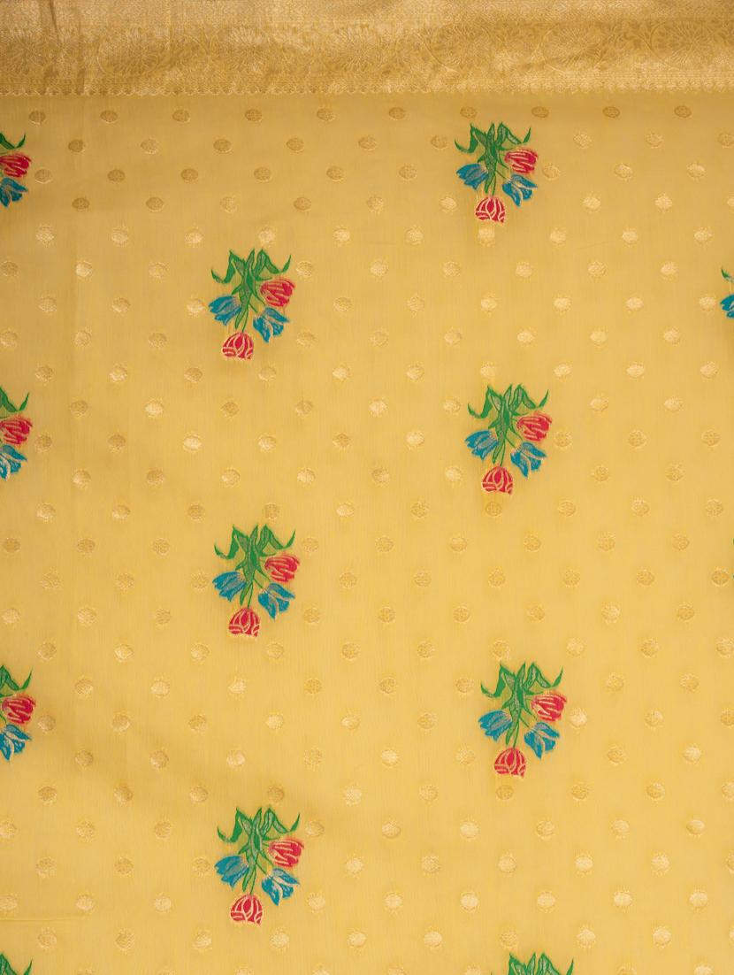 women self design banarasi saree with blouse - 21068440 - Standard Image - 5