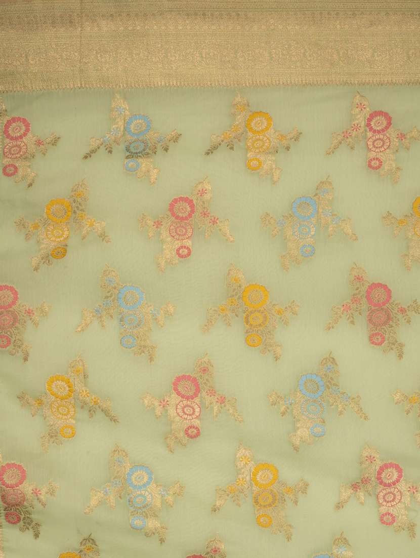 women floral banarasi saree - 21068454 - Standard Image - 5