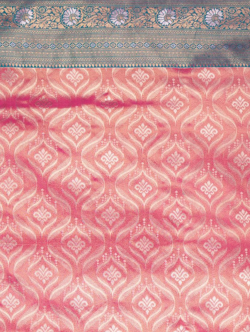 women self design kanjivaram saree with blouse - 21068462 - Standard Image - 5