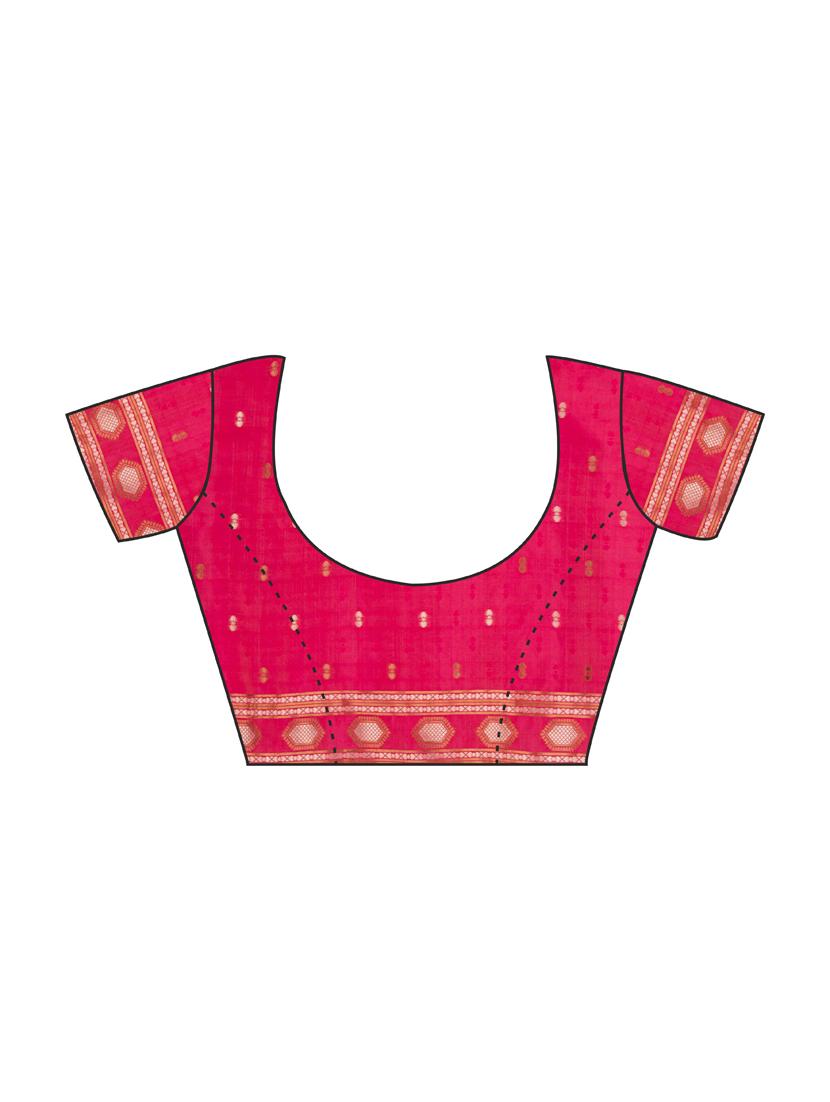 women self design bordered saree with blouse - 21068469 - Standard Image - 3