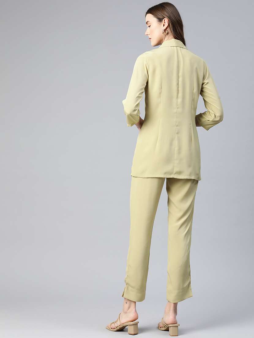lime sequins work top & trouserset - 21069201 - Standard Image - 3