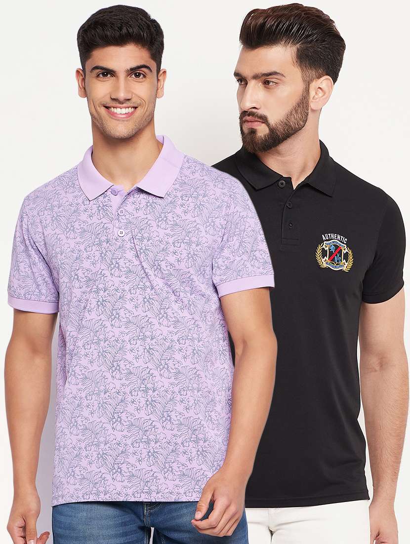 men combos pack of polo neck t-shirts - 21069451 - Zoom Image - 0