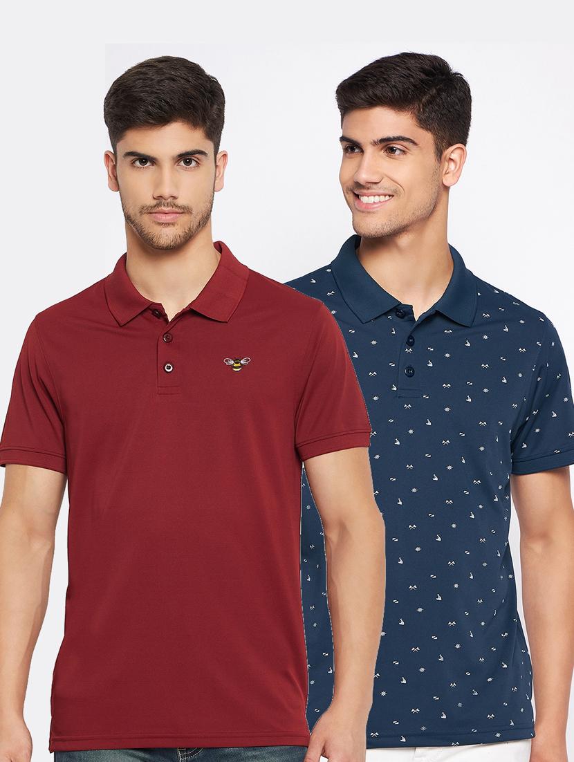 men combos pack of polo neck t-shirts - 21069468 - Zoom Image - 0