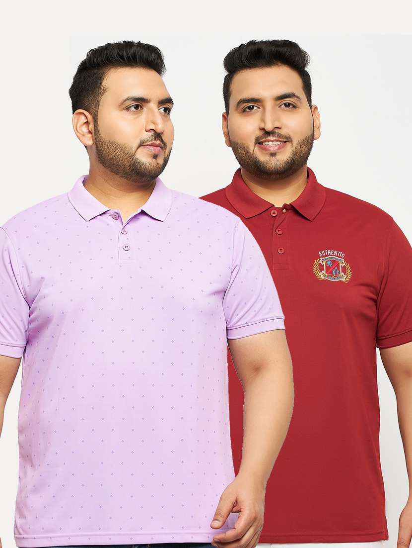 men combos pack of polo neck t-shirts