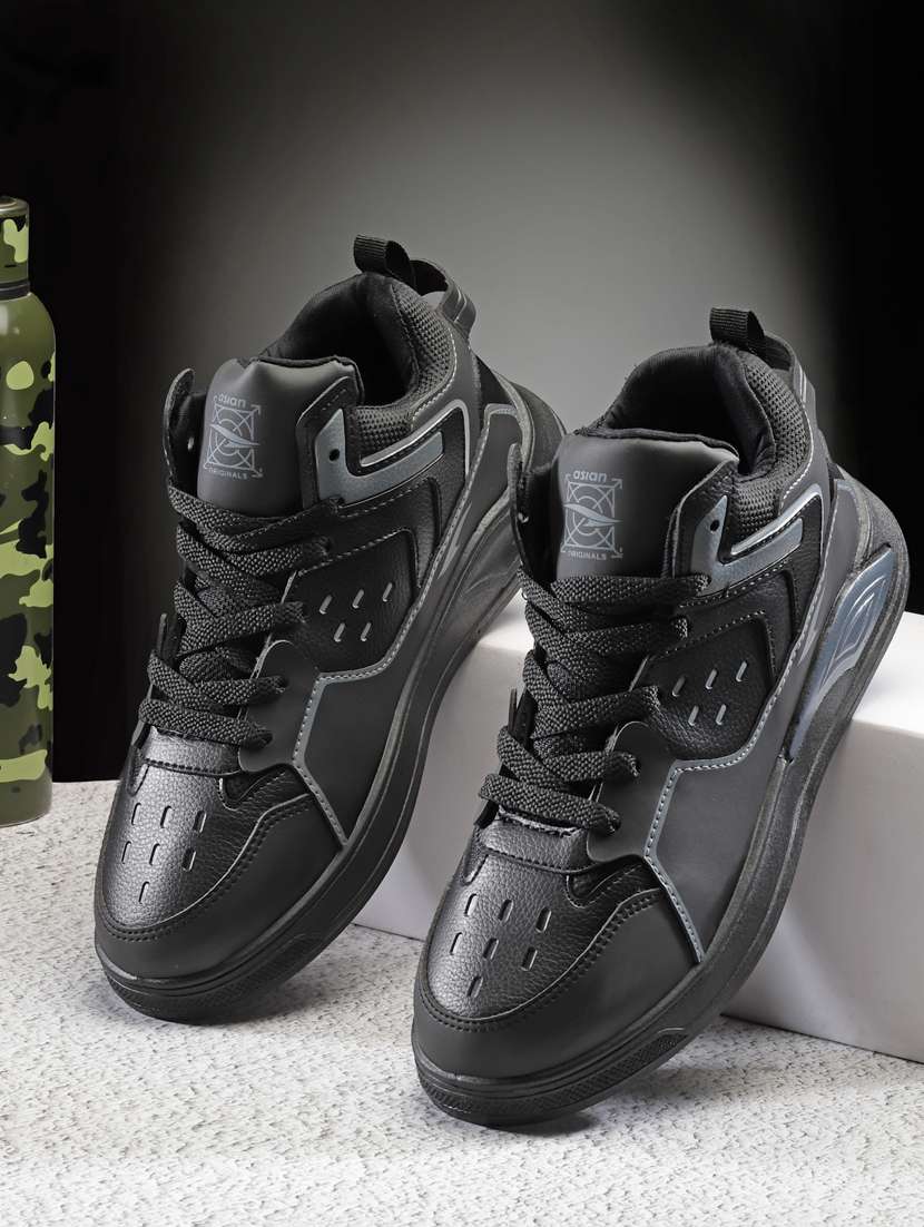 grey lace up sneaker - 21069812 -  Zoom Image - 0