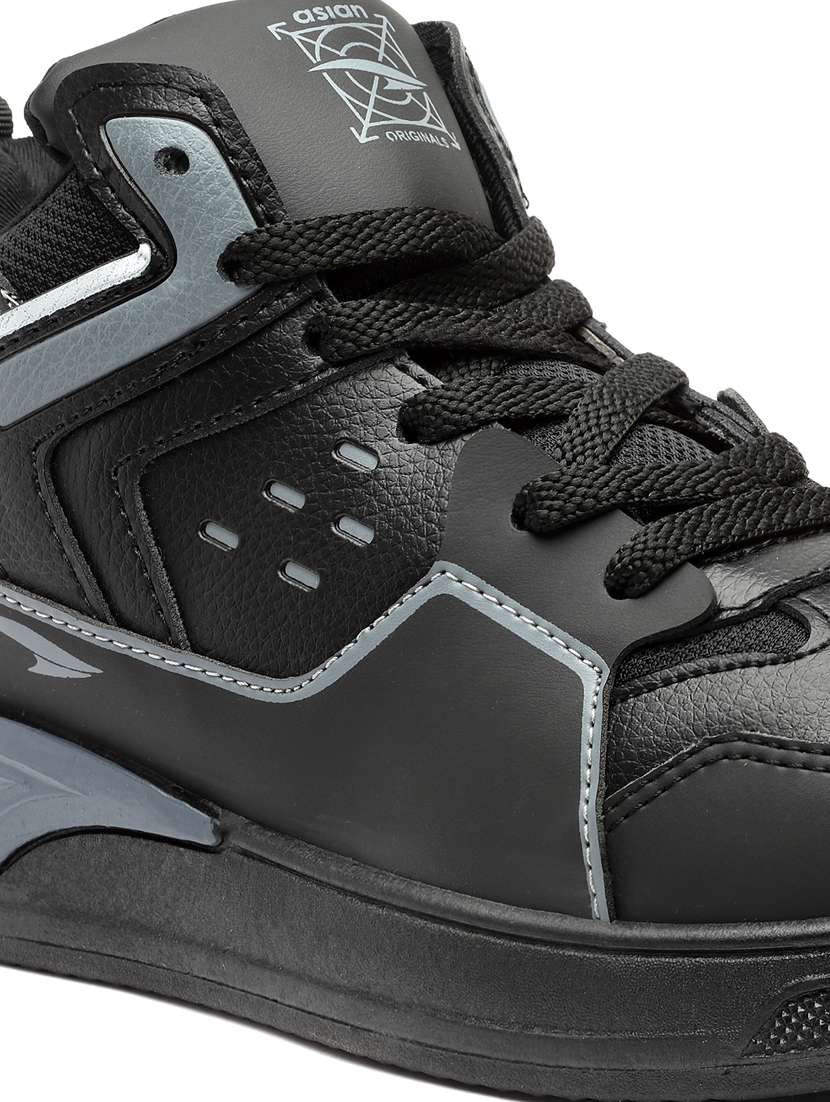 grey lace up sneaker - 21069812 - Standard Image - 3