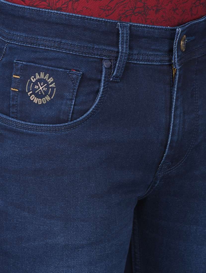 men mid rise denim jeans - 21069844 - Standard Image - 5