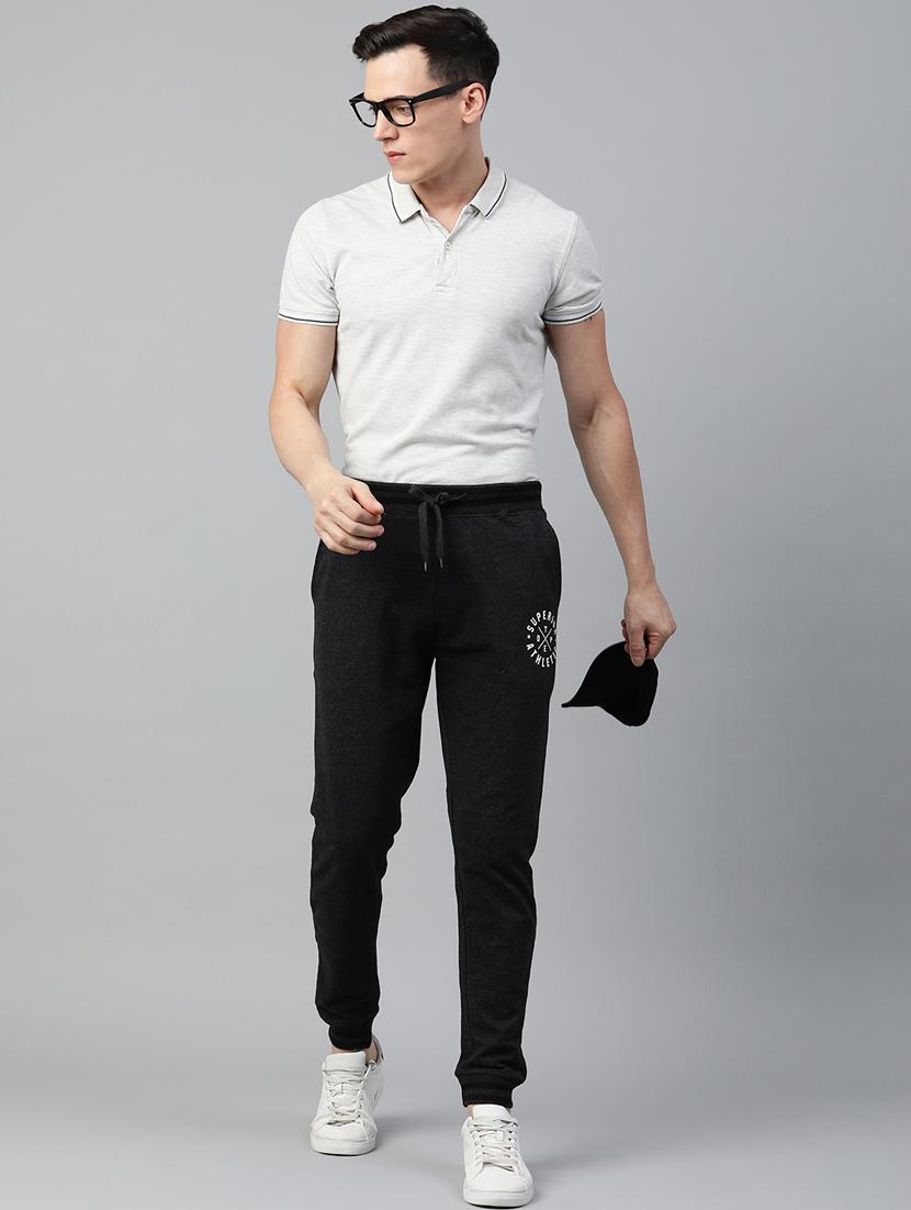 men mid rise joggers track pant - 21069948 - Standard Image - 3