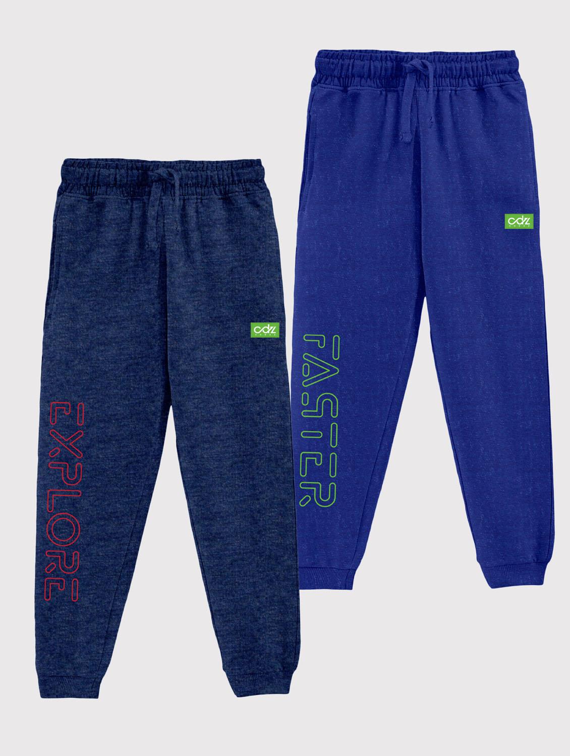 blue pack of 2 joggers - 21070169 -  Zoom Image - 0