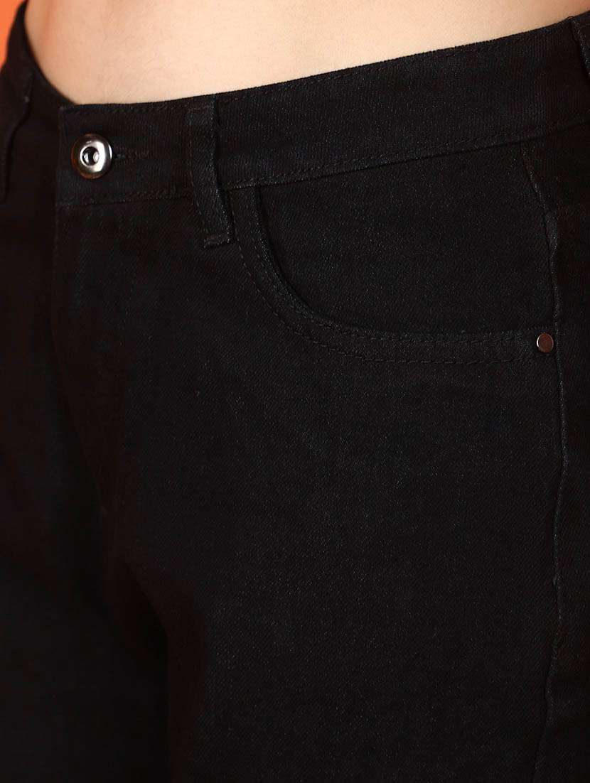 black cotton jeans - 21070233 -  Standard Image - 5