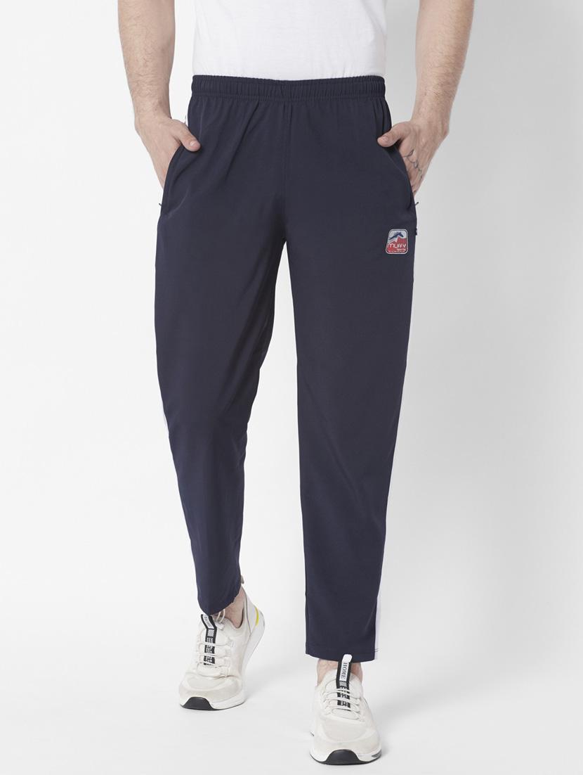 men mid rise full lenght track pant
