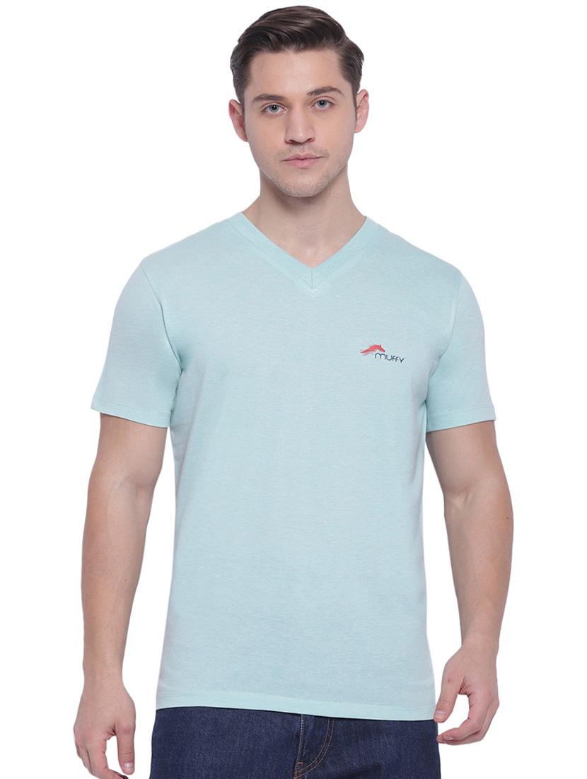 men solid v-neck t-shirt - 21072771 - Zoom Image - 0