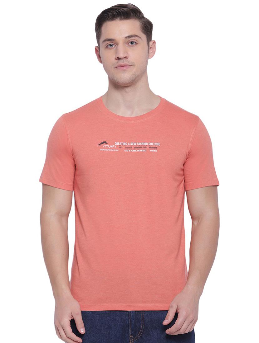 men chest print short sleeve t-shirt - 21072773 -  Zoom Image - 0