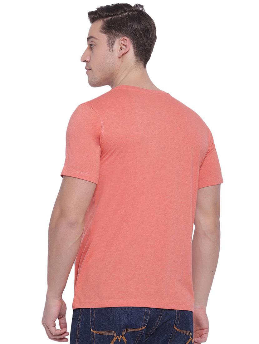 men chest print short sleeve t-shirt - 21072773 - Standard Image - 3