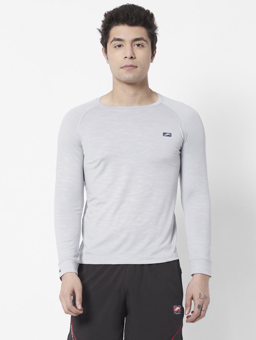 men self design round neck t-shirt - 21072778 -  Zoom Image - 0