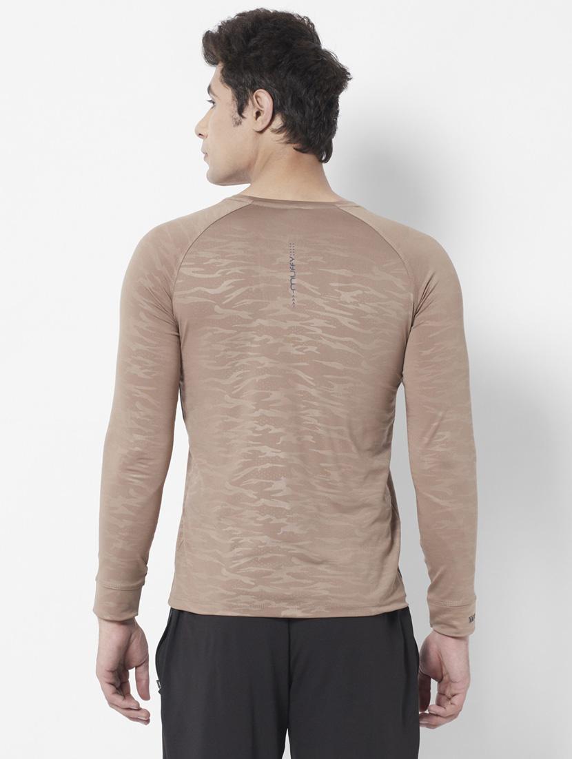men self design round neck t-shirt - 21072779 - Standard Image - 3