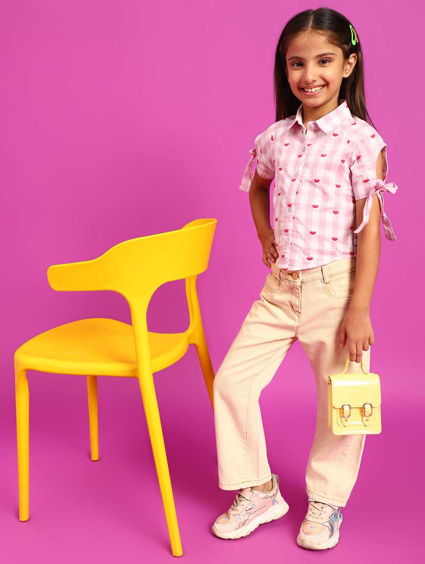 girls mid rise plain jeans - 21073851 -  Standard Image - 5