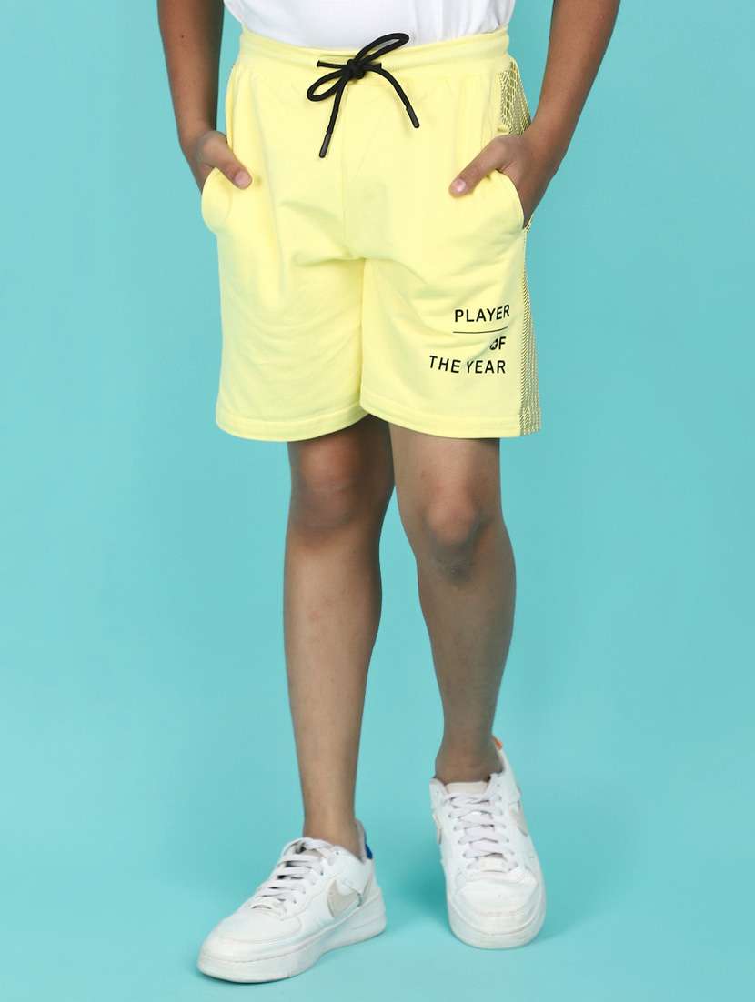 boy mid rise printed shorts