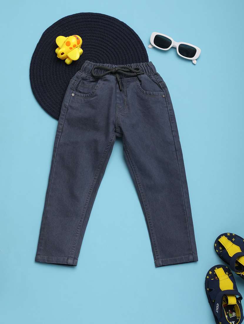 kids mid rise plain jeans - 21074036 - Zoom Image - 0