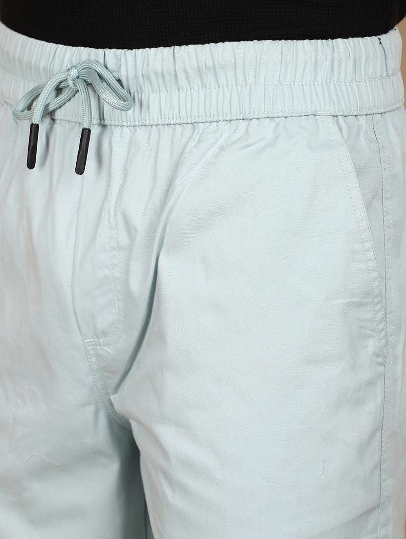 men solid mid rise jogger - 21074043 -  Standard Image - 5