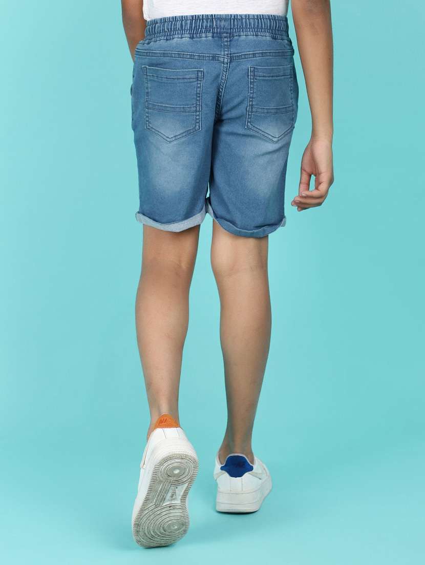 boy mid rise washed shorts - 21074106 -  Standard Image - 3