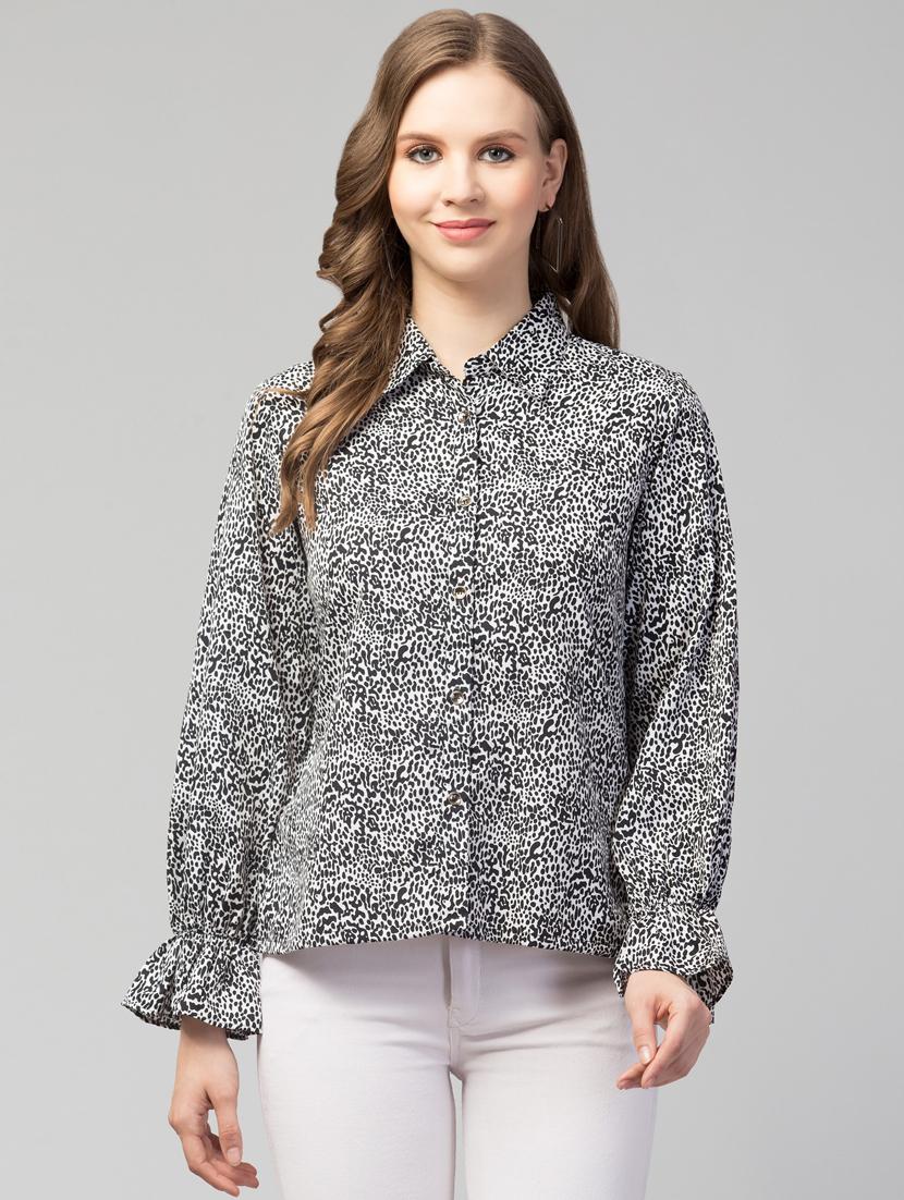 women white printed casual shirt