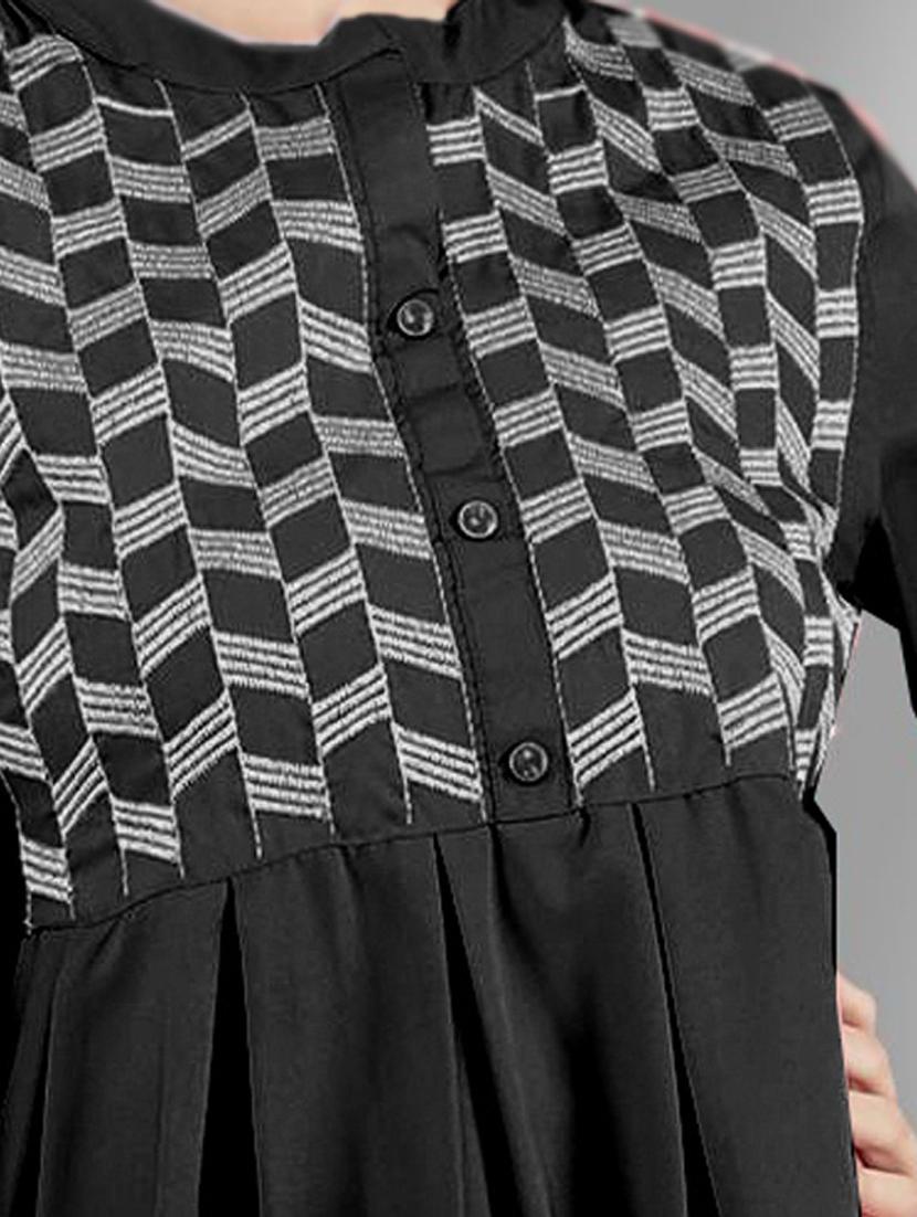 women black embroidered detailed kurti - 21074473 -  Standard Image - 3