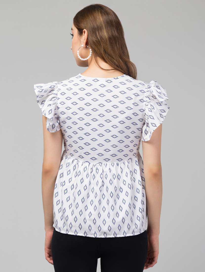 women white printed casual top - 21074506 -  Standard Image - 3