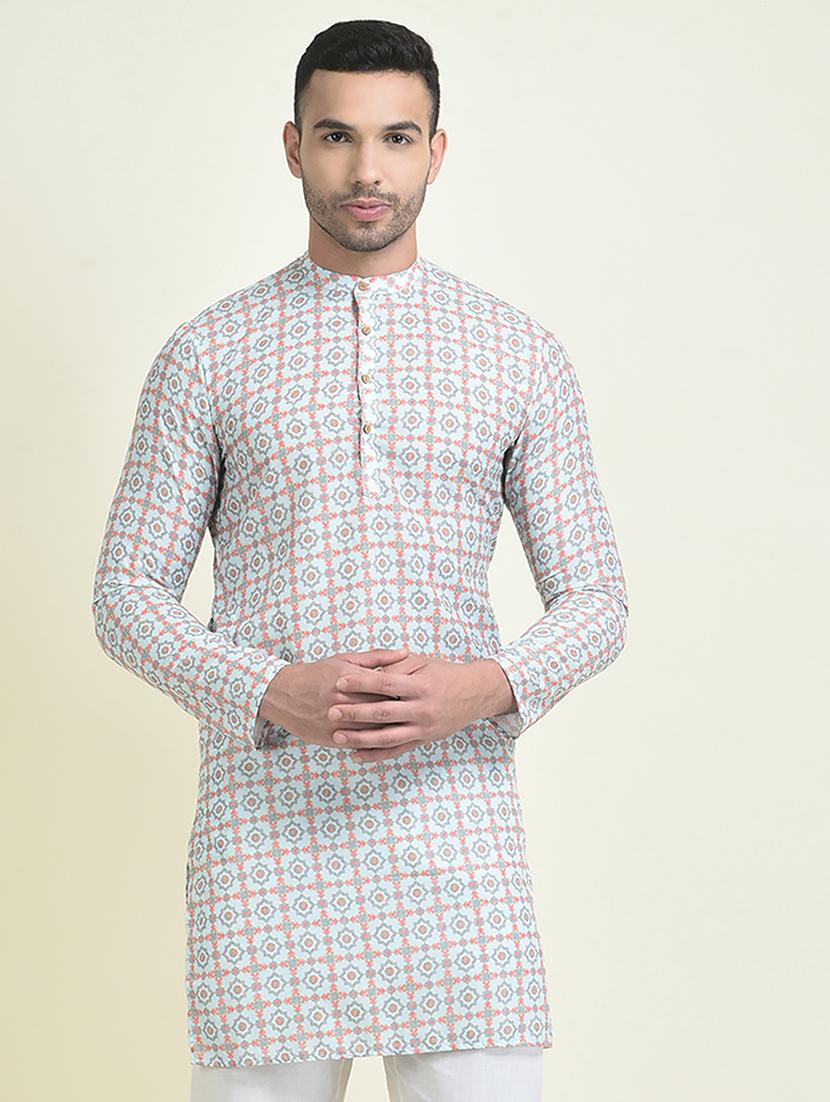 off white cotton short kurtas kurta - 21074958 - Zoom Image - 0