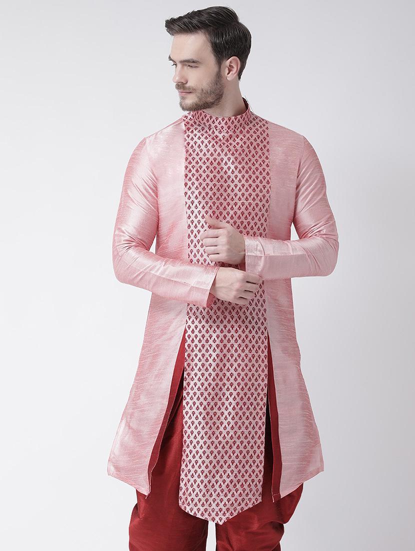 men mandarin neck long sleeves kurta - 21075567 -  Zoom Image - 0