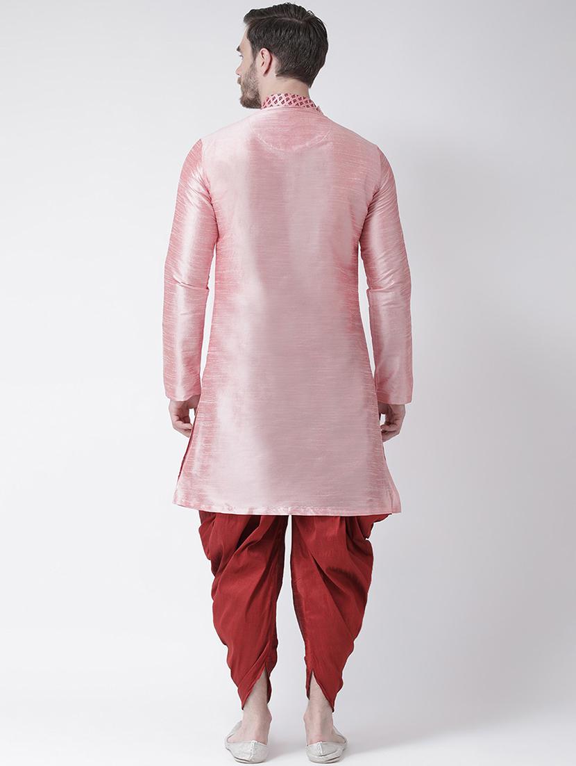 men mandarin neck long sleeves kurta - 21075567 - Standard Image - 3