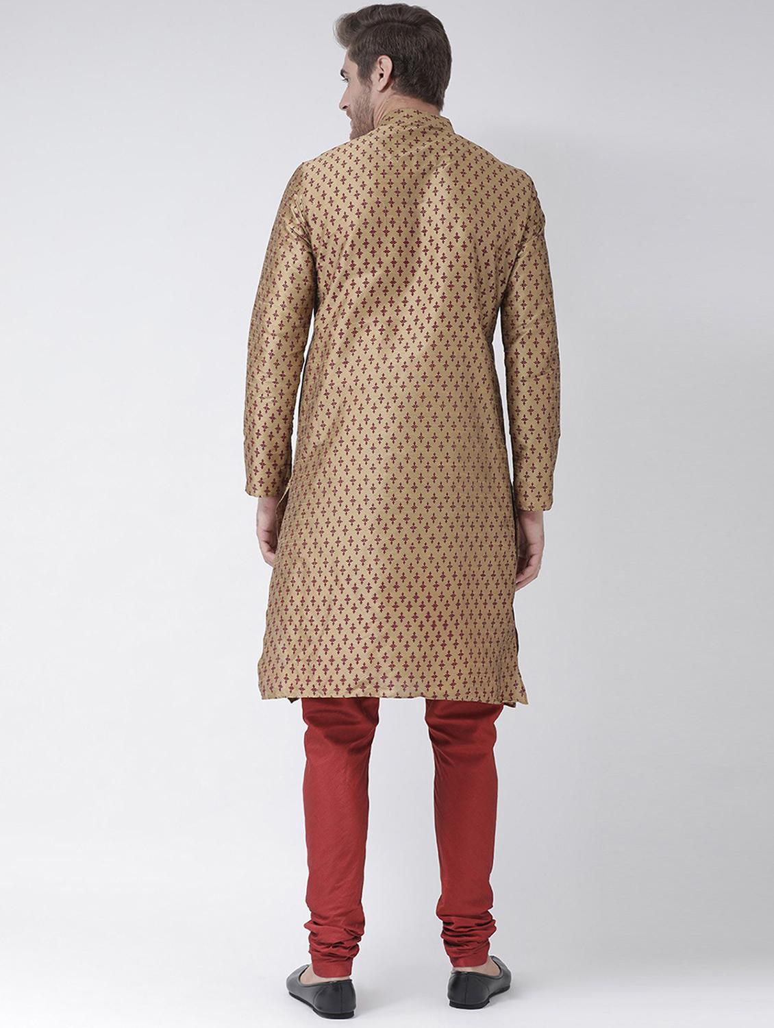 men mandarin neck long sleeve kurta - 21075823 - Standard Image - 3