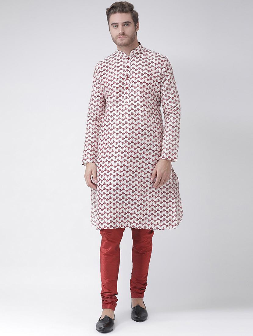men mandarin neck long sleeve kurta - 21075885 - Zoom Image - 0