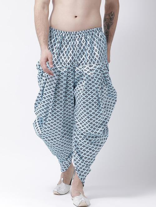 men printed mid rise dhoti - 21076178 - Standard Image - 0