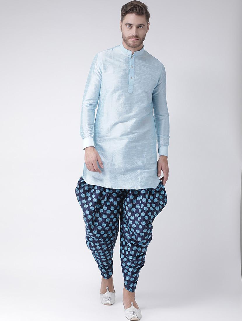 men printed mid rise dhoti - 21076395 - Standard Image - 3