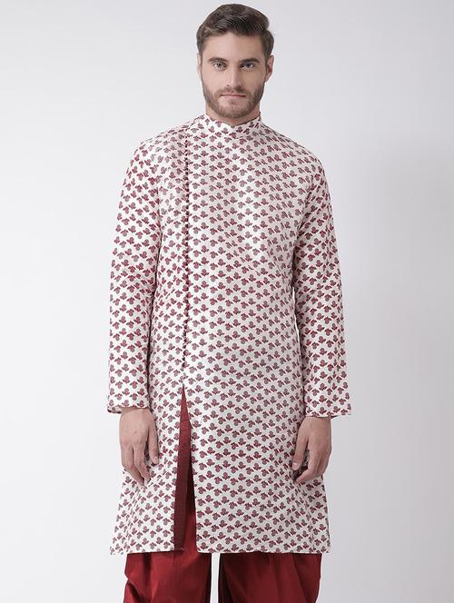 men long sleeve dhoti kurta set - 21078500 - Standard Image - 0