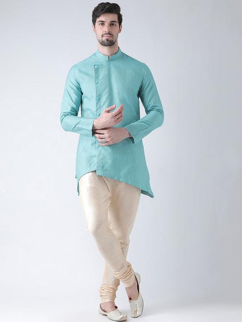 men long sleeve kurta churidar set - 21078503 - Standard Image - 0