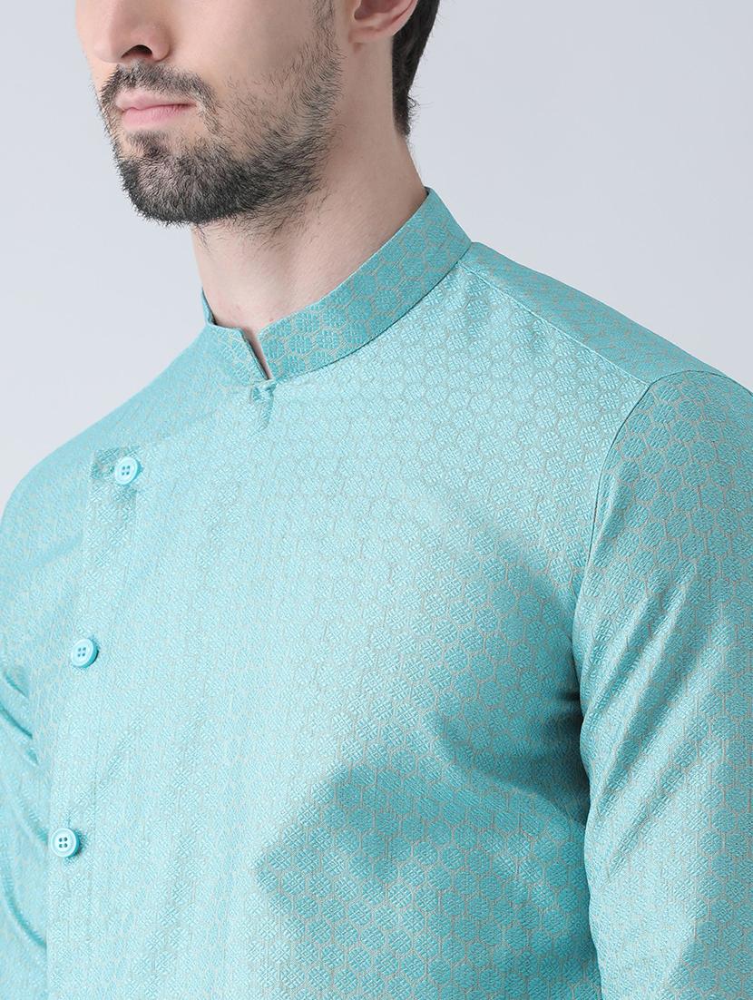 men long sleeve kurta churidar set - 21078503 - Standard Image - 3