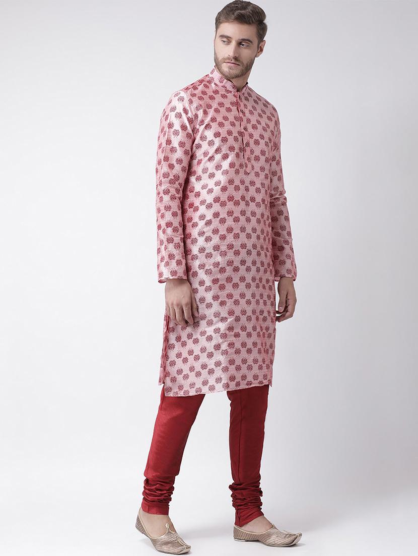 men long sleeve kurta churidar set - 21078555 - Standard Image - 3