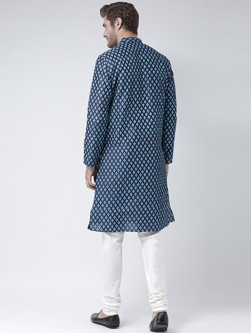 men long sleeve kurta churidar set - 21078571 - Standard Image - 3