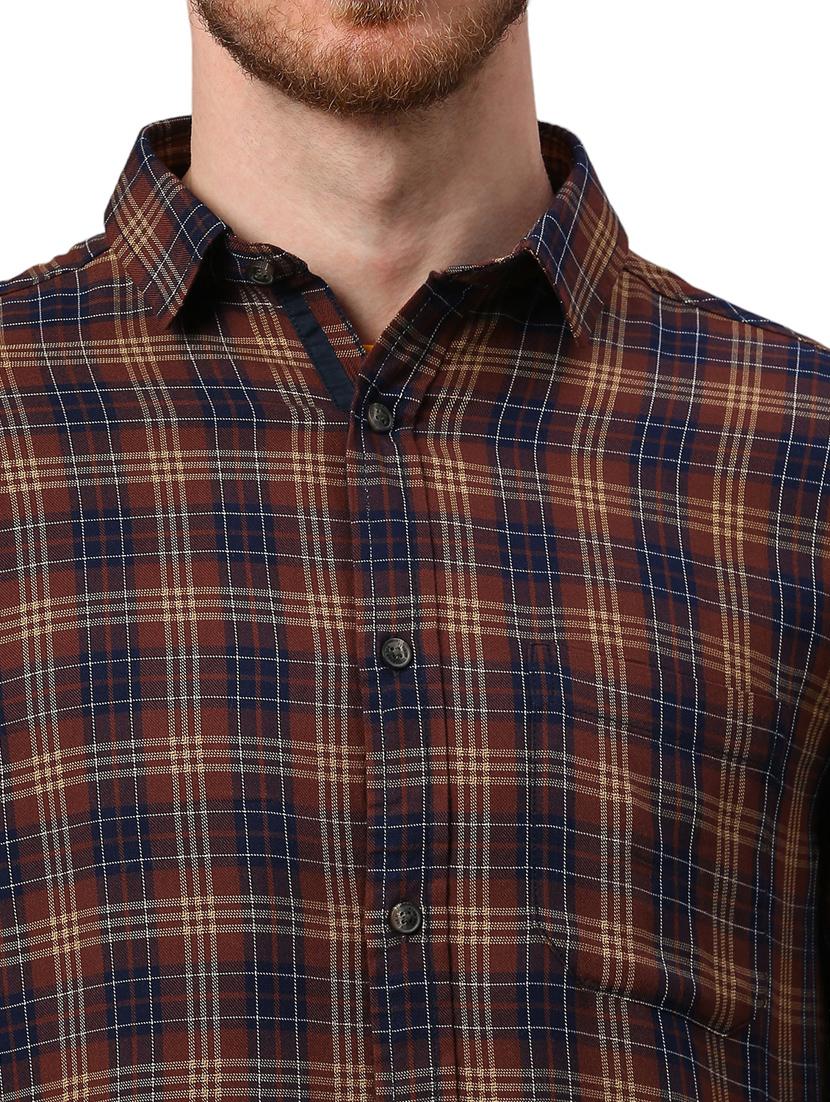 men check print casual shirt - 21078592 - Standard Image - 5
