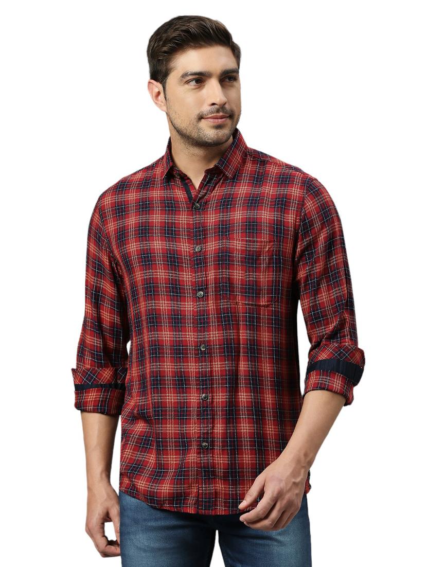 men check print casual shirt - 21078595 - Zoom Image - 0