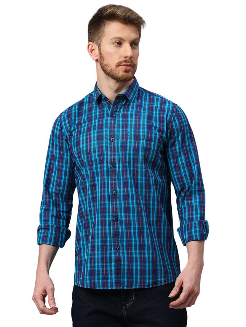 men check print casual shirt - 21078616 -  Zoom Image - 0