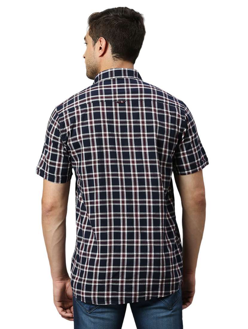 men checkered casual shirt - 21078729 - Standard Image - 3