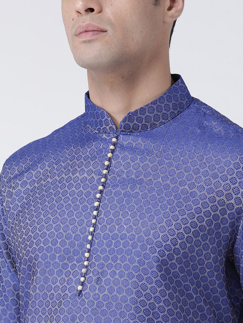 men long sleeve kurta churidar set - 21078754 - Standard Image - 3