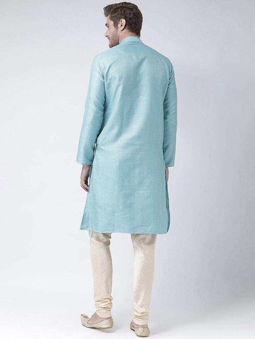 men long sleeve kurta churidar set - 21078759 - Standard Image - 3