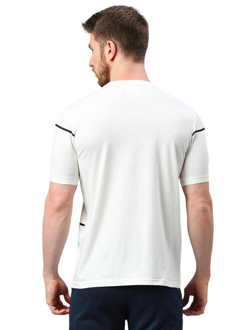 men front print short sleeve t-shirt - 21078786 - Standard Image - 3